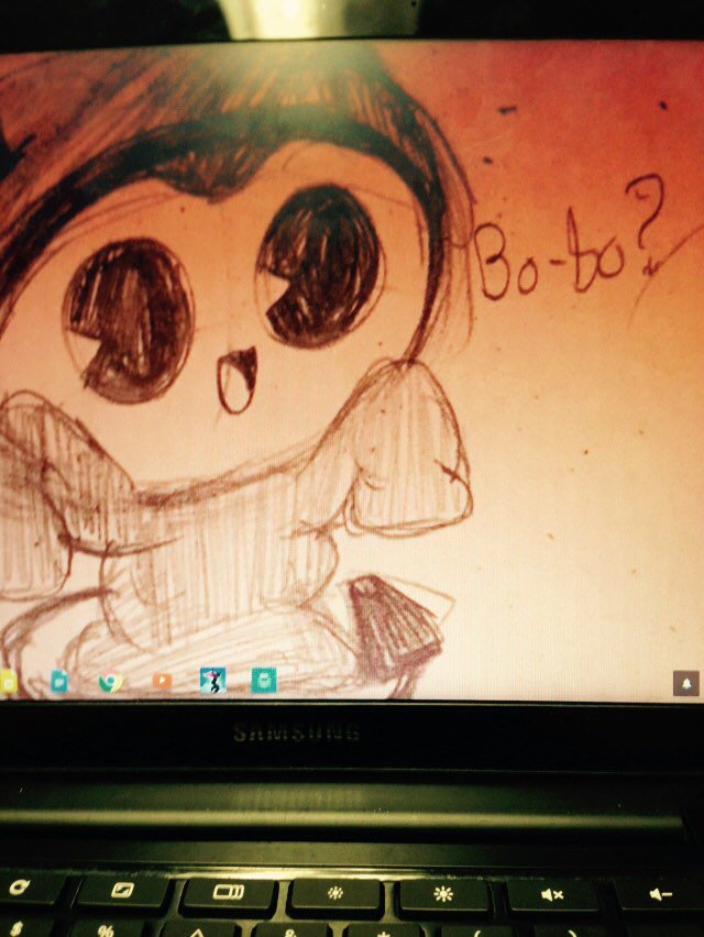 vandeventer59's tweet photo. This is so cute baby Boris and bendy :D :3 and the fake card made + this little bundle of joy (baby bendy) https://t.co/NJuNioi6za