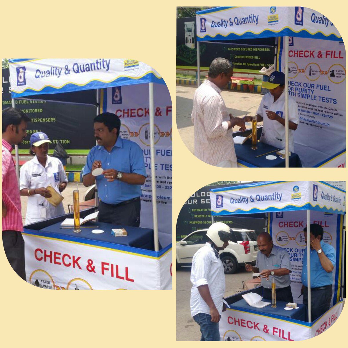 BPCRetailErnaku's tweet photo. Q&amp;Q campaign Ernakulam Retail Territory @BPCLimited @Directors_BPCL @singharunbpcl @BpclRahul @vrharikishen @ravips25 https://t.co/obWimKcK9n
