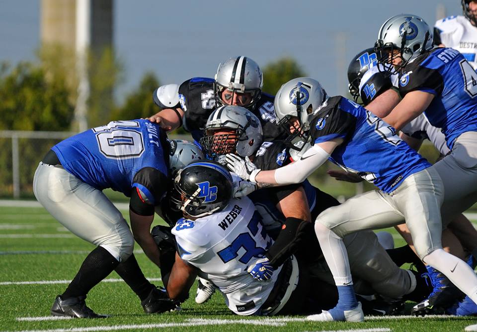 FVForce's tweet photo. Fox Valley Force drop defensive battle to the MSFL's Door County Destroyers 20-13
https://t.co/3lI5LaNXDR https://t.co/lw5bt3FWCz