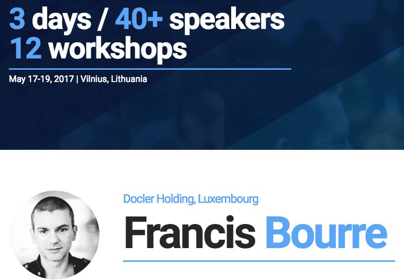 Flying to Lithuania for a talk about #haxe language. Never been there. Pretty excited. devdays.lt/francis-bourre/