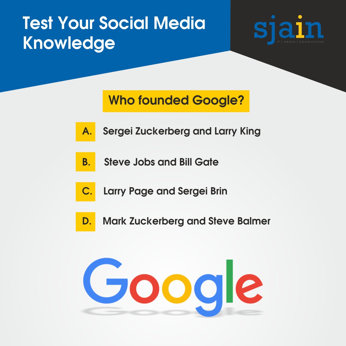 DMSInfosystem's tweet photo. Test Your #SocialMedia Knowledge!!!
#SjainVentures #DMSInfosystem https://t.co/h9zTraTska