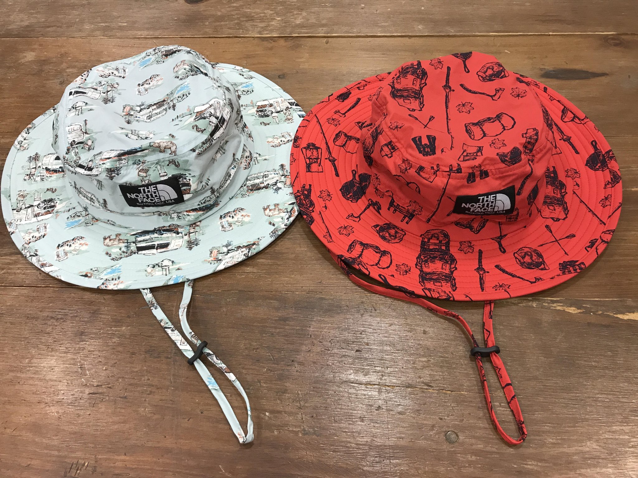 石井スポーツ公式 登山 アウトドア Twitter પર 立川店 です こんにちは ノースフェイスの定番ハットですが 柄物入荷しました キャンピングカー柄と キャンプギア柄 目を引きますね 夏っぽい ノベルティホライズンハット ノースフェイス