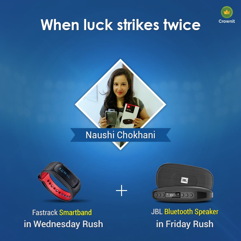 IpsosCrownit's tweet photo. The chances are endless, all you need to do is keep trying 😀
#2TimesLucky #RushWinner https://t.co/EtHQh5fAdw