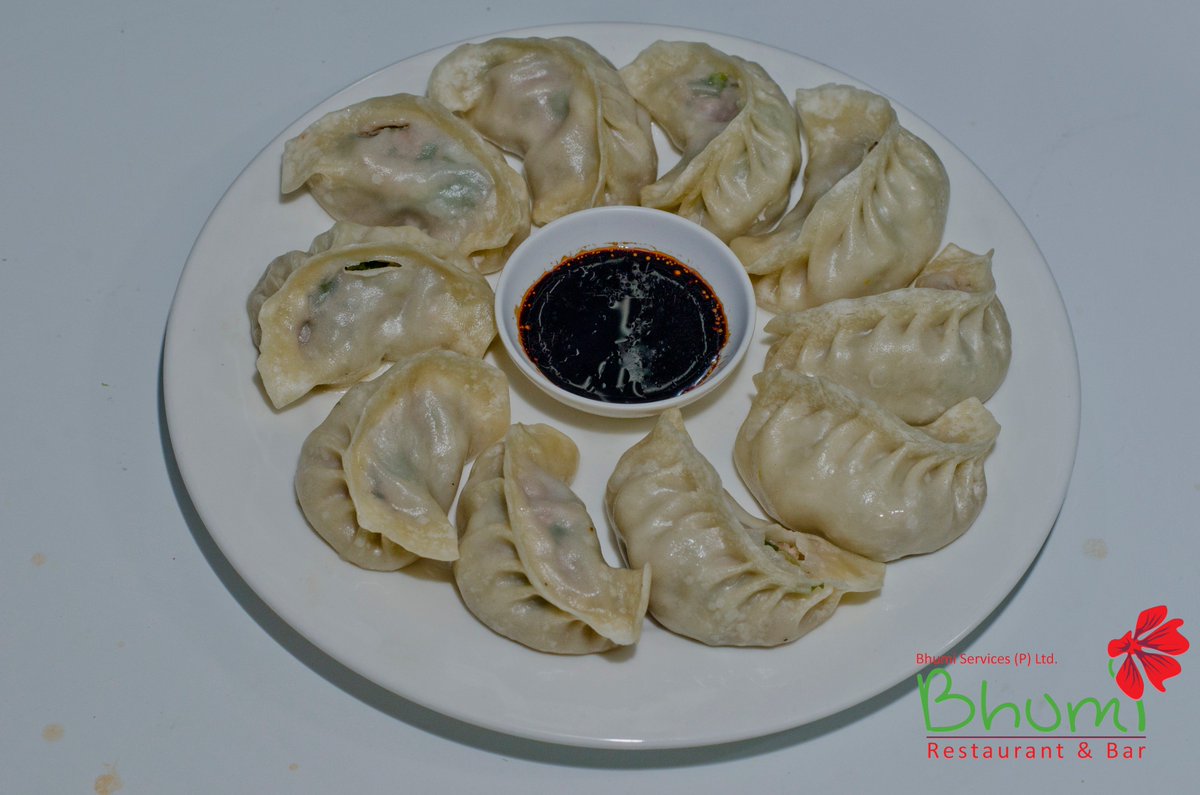 BhumiRestaurant's tweet photo. Pork Dumplings.... Rainy weather calls for Mo: Mo's. #momo #dumpling #bhumi #pork #sauce #food https://t.co/Qwcygfrq5J