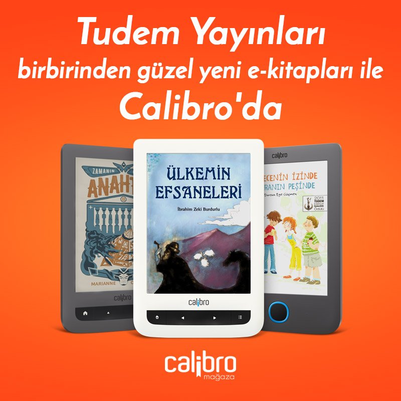 Tudem Yayınları birbirinden güzel yeni e-kitaplarıyla Calibro'da store.calibro.com/yayinci/tudem-…