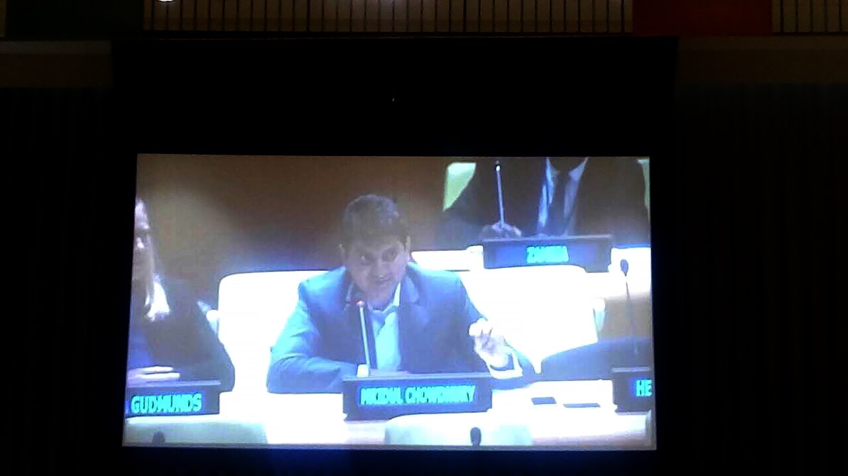 mPower CEO Mridul Chowdhury presents on mPower innovations at the <a href="/UNHQ/">UNHQ</a> during the UN Science,Technology and Innovation Forum <a href="/mridul_mpower/">Mridul Chowdhury</a>