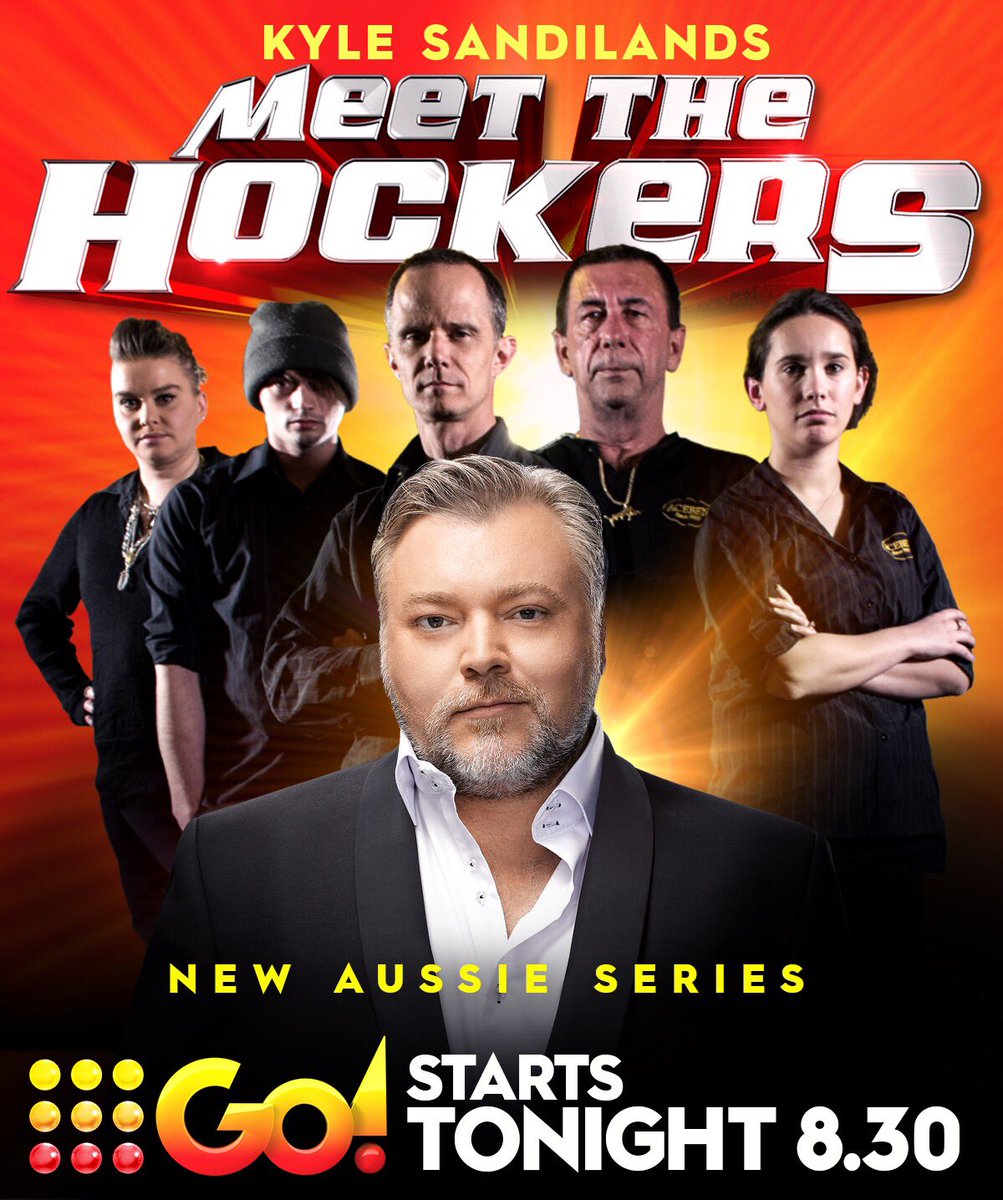kingkyle's tweet image. Check out my new show #9MeetTheHockers tonight 830pm on Nine Go! @9Go