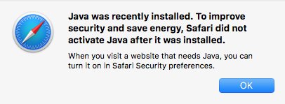 SEQUELDB's tweet photo. After 10.12.5 update, Safari presented the following respectful message 😂😅😆 https://t.co/huqQriUnMh