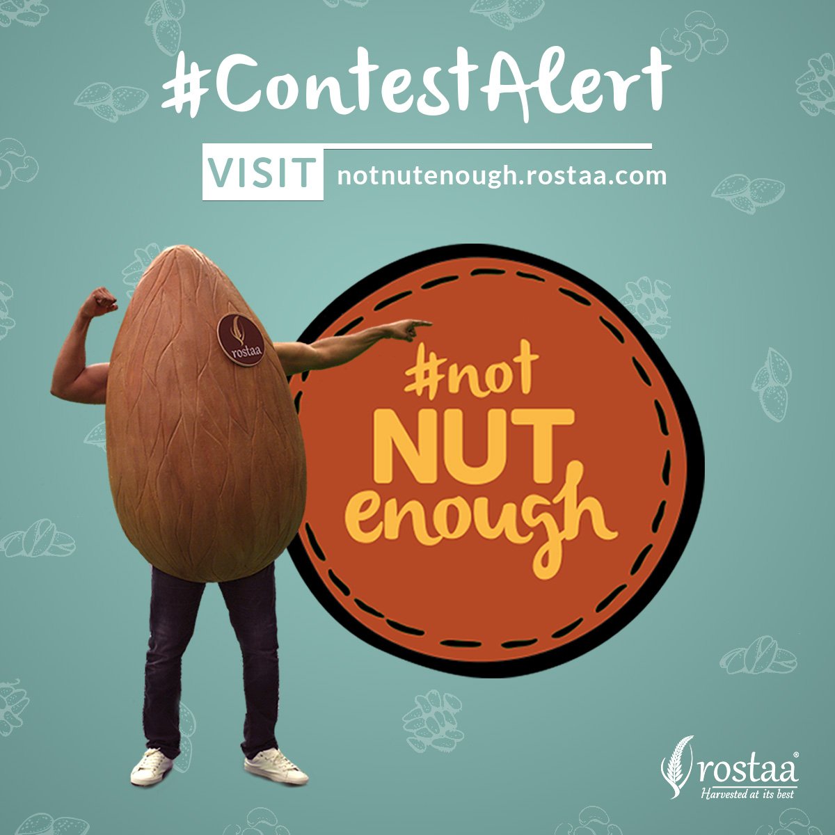 Brace yourself for the nuttiest quiz! But first register on bit.ly/2qLLz8Bnne and share the #NotNutEnough video. #contestalert