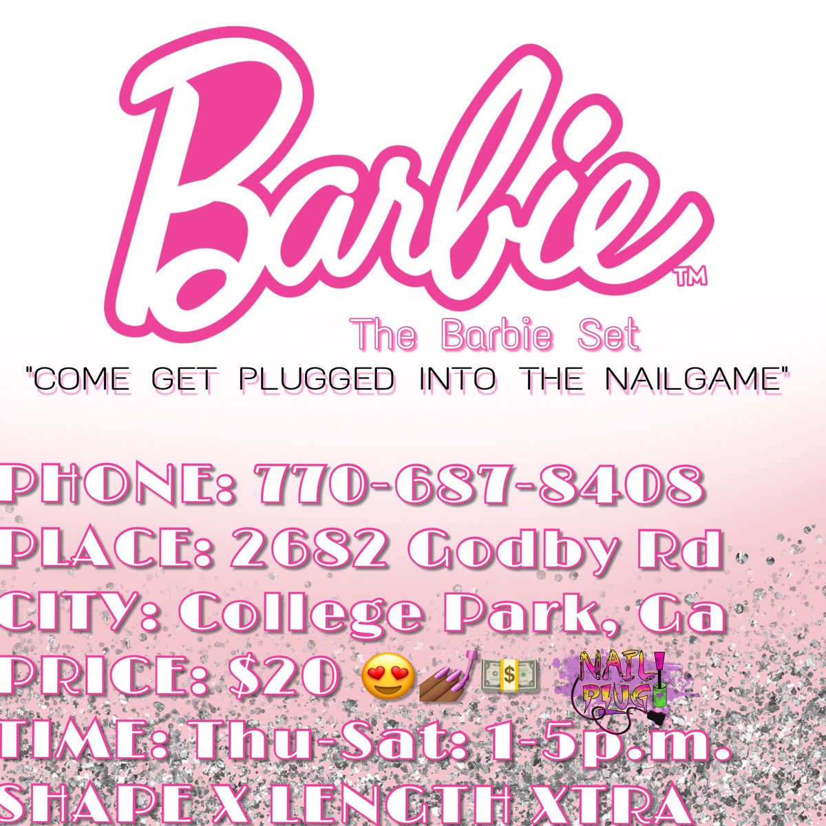 BarbiAccountant's tweet photo. #ATLNAILS #nailart #nailedit #ATL #nailholic #nailplug #NailPlug https://t.co/oi9PdYPrjz