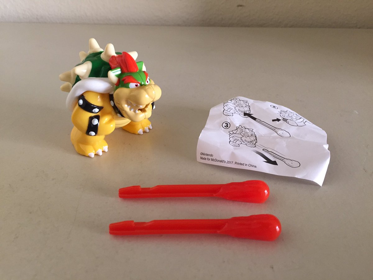 Nintendo Super Mario Bros Bowser Figures McDonalds Happy Meal Toys