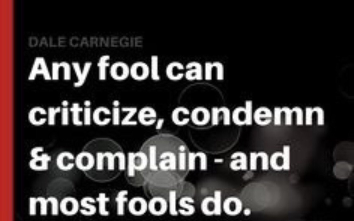Our business quote today is
