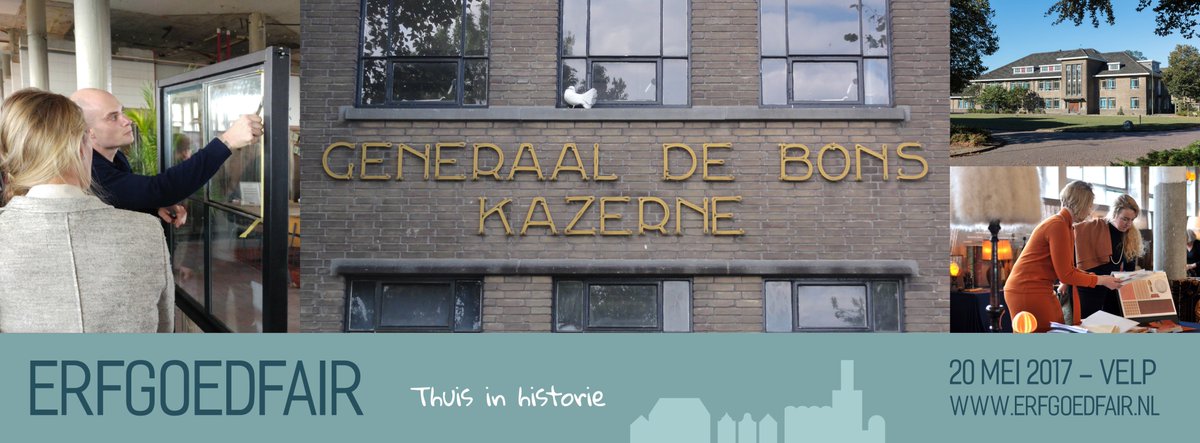 Ontmoet ons 20-5 op de #erfgoedfair! Ontdek hoe jij je monument verduurzaamt of praat mee over erfgoedbeleid erfgoedfair.nl.