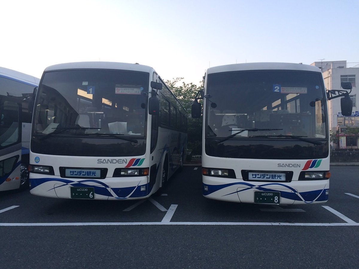 下関のバスマニア 26y A 御注連 サンデン観光バスで一時代を築いた西工ネオロイヤルの殆どが新車が入ったのと同時に置き換えられたようです 全体で残っているネオロイヤルは下関本社に所属する15号車のみだそうです 山口営業所の2台6号車 8号車も新車が