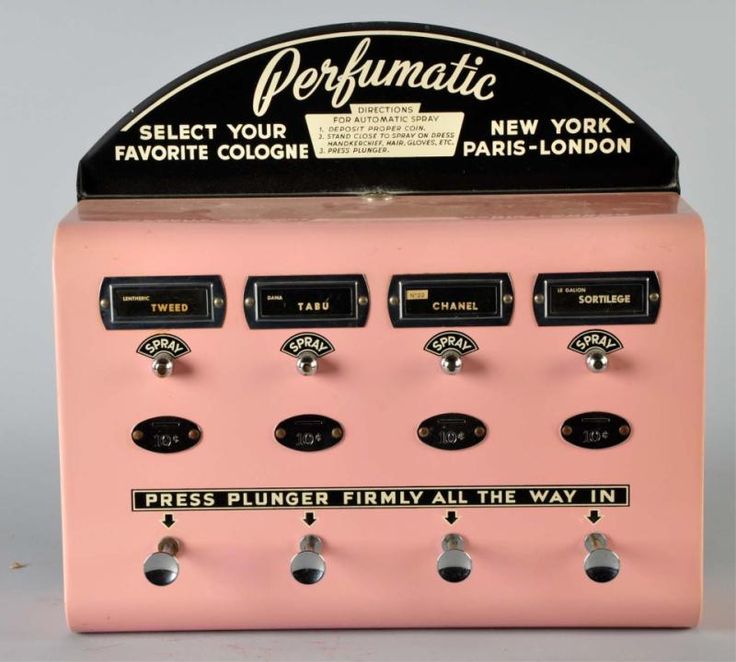 PulpLibrarian's tweet photo. Things they used to sell in vending machines: a squirt of perfume!.#tuesdaytweet https://t.co/HFKhRuvf1D