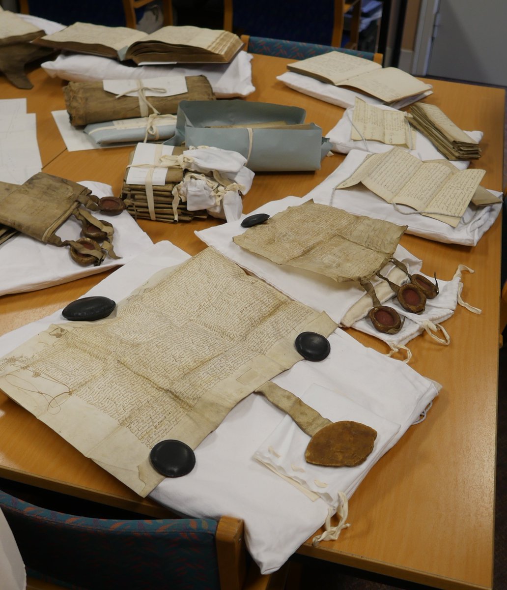 james1ofscots's tweet photo. Some of the amazing documents in @CPKArchives associated with Perth Charterhouse. Exciting to see what the research reveals... #facethepast https://t.co/3GiKTTnikG