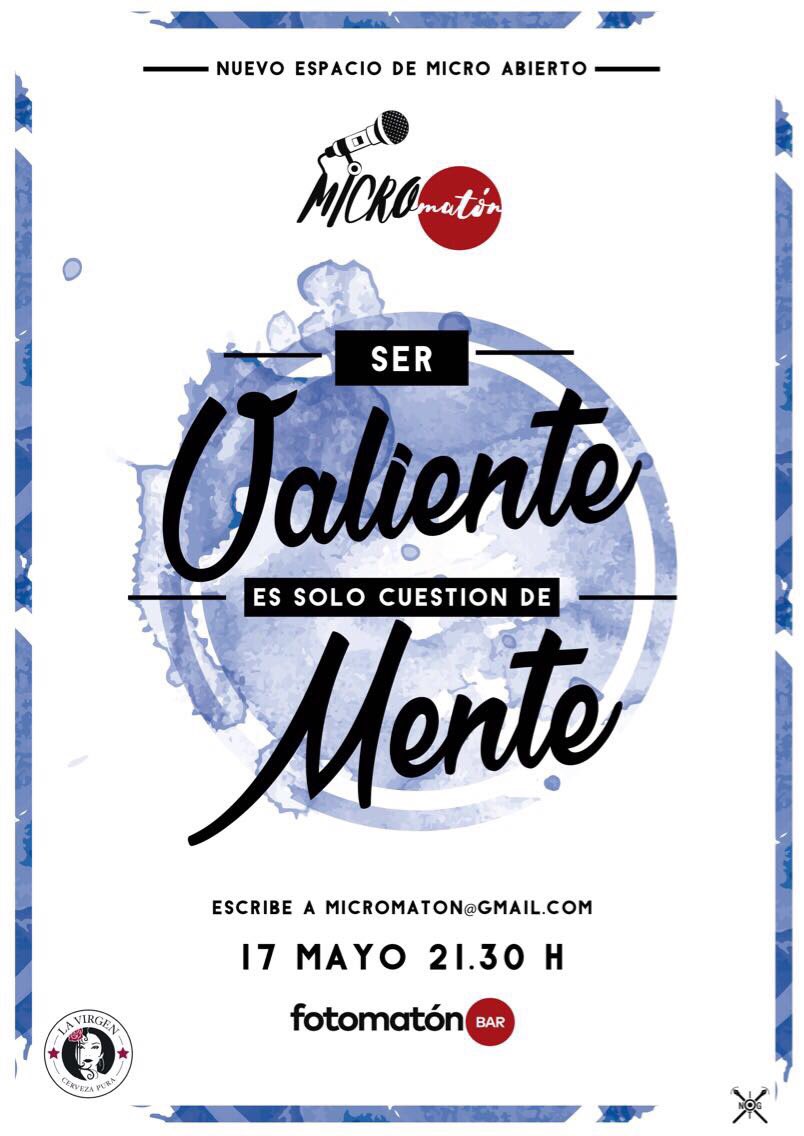 El miércoles 17 de mayo, nos vemos en el open mic del <a href="/FotomatonBar/">Fotomatón</a> para recibir a CÓMICOS, MÚSICOS, MAGOS, POETAS, y más!
Te esperamos.