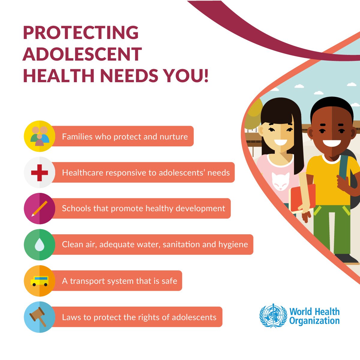 Most #adolescent deaths can be prevented with good health services, education &amp; social support goo.gl/WC4btT