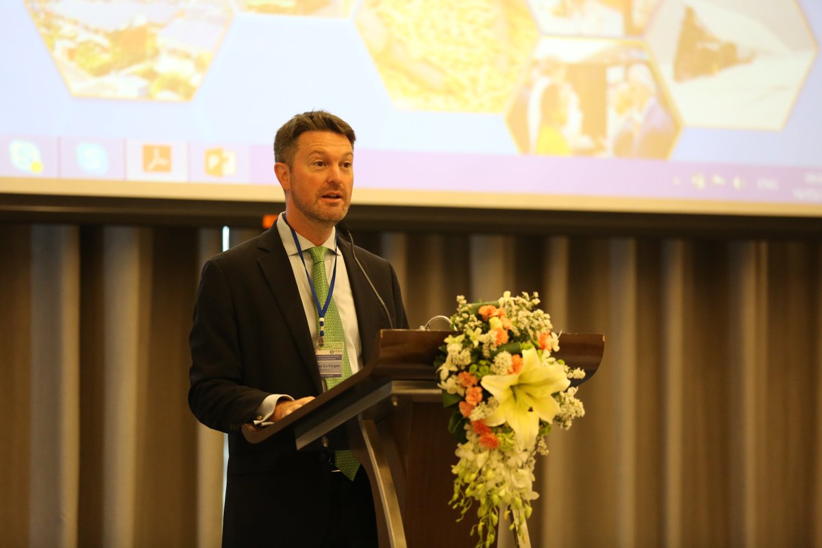 Christopher La Fargue <a href="/USAIDAsia/">USAID Asia</a> Regional Enviornment Office addresses Women Entrepreneurs and Smart Cities proj dev financing workshop