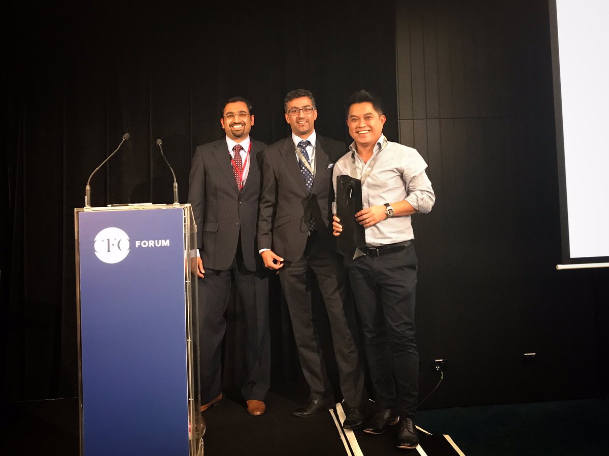 TCS_ANZ's tweet photo. #Congratulations to the winner of #TCSANZ business card draw at #CFOau, Alfie Atilano, Finance director.@PlayStationAU #WinningMoment https://t.co/2UeA3b9wjJ