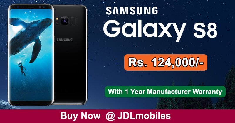 Samsung Galaxy S8 SM-G950F Dual-SIM 4G LTE - Rs. 124,000/-

Buy Now :- jdlmobiles.com/samsung-galaxy…

With 1 Year Manufacturer Warranty