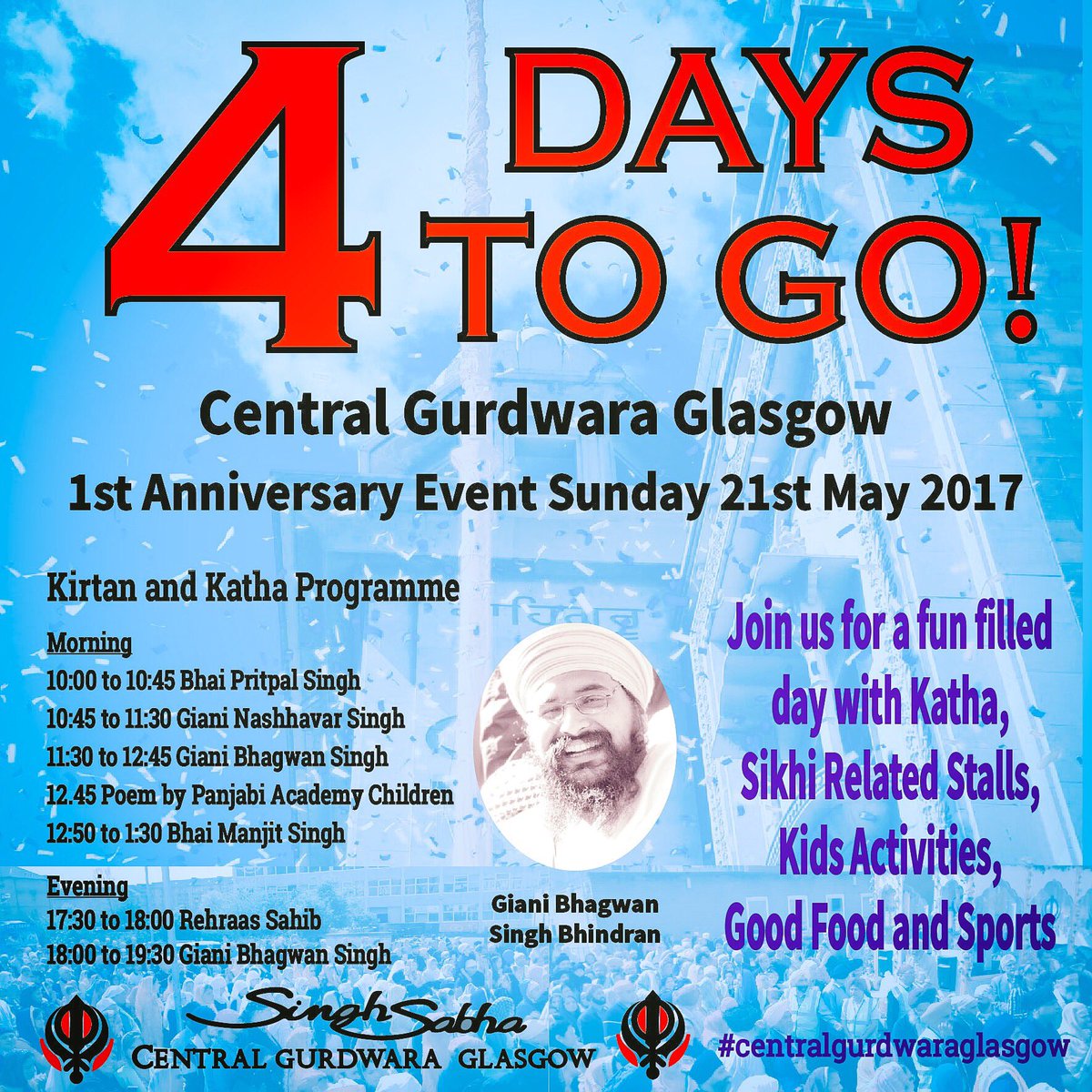 #scottishsikhs #centralgurdwaraglasgow @Glasgow_Live @Daily_Record @TheEveningTimes @WeAreSTV2 @BBCWestScot