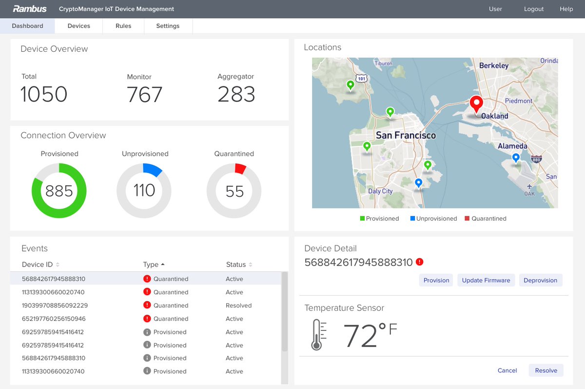 Adalidda's tweet photo. #Rambus Launches Turnkey Secure Connectivity with #CryptoManager #IoT Device Management https://t.co/fbD8KSz16Y https://t.co/WoQ8wPfpKp