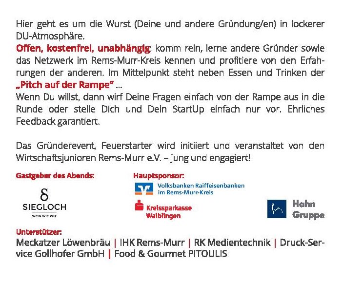 FrankRadynski's tweet photo. Save the date - Feuerstarter am 23. Juni in Winnenden

Anmeldung unter https://t.co/WDLENKWaer https://t.co/lBG73CCcbu