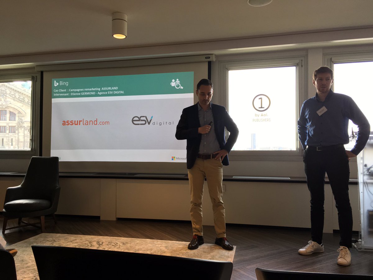 ESV_Digital_FR's tweet photo. #ESVDigital délivre les premiers retours d'expérience sur les campagnes remarketing d'@Assurlandcom , sur @BingAdsFR @AOLFR #digital https://t.co/A4zKNhJm7S