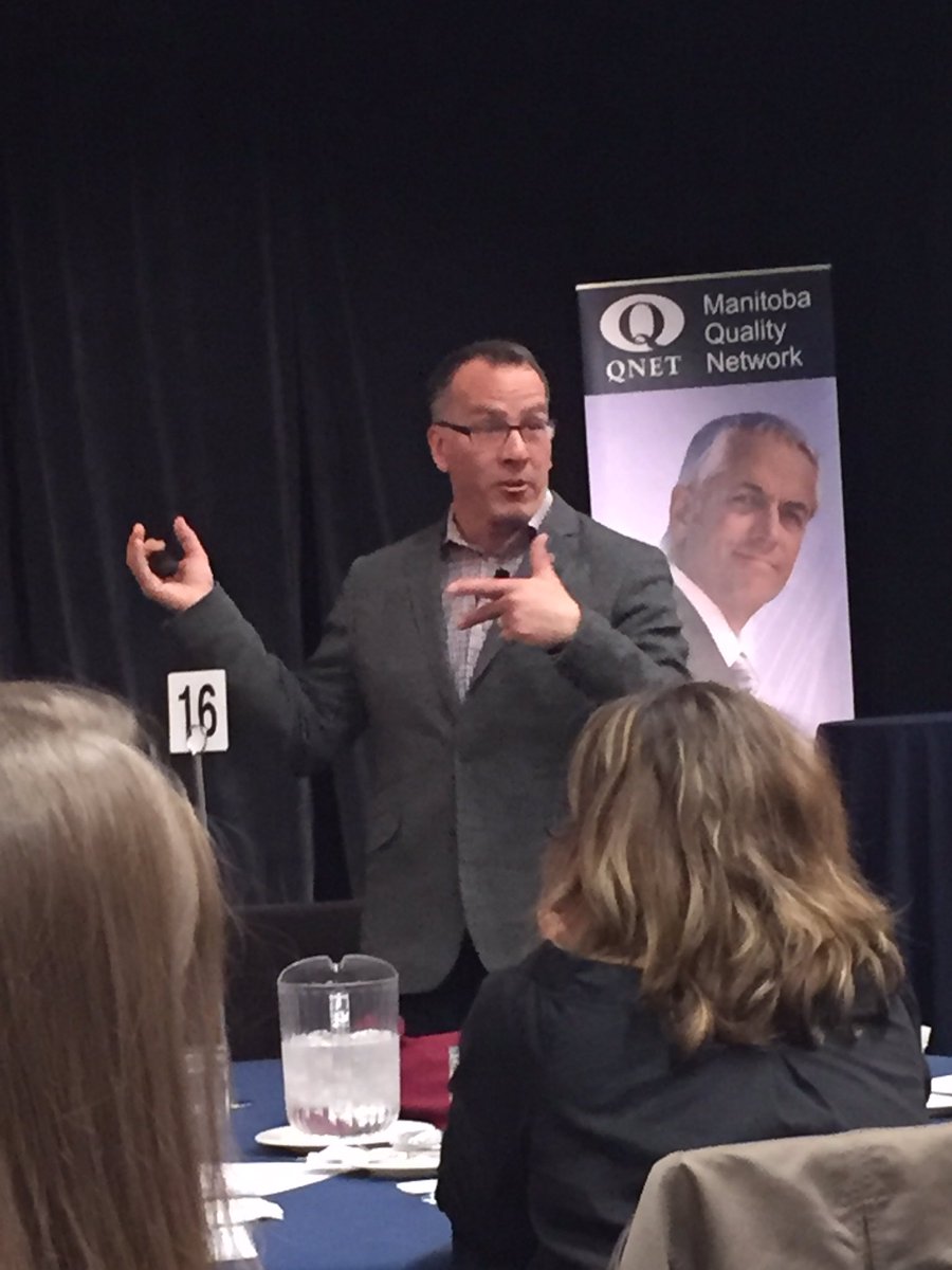 cclement4's tweet photo. great keynote with @rontite renovation has to take place EVERYDAY, not now and again... #qnetmb2017 @EclecticCom @WECManitoba @sandra_altner https://t.co/twuik1jZwO