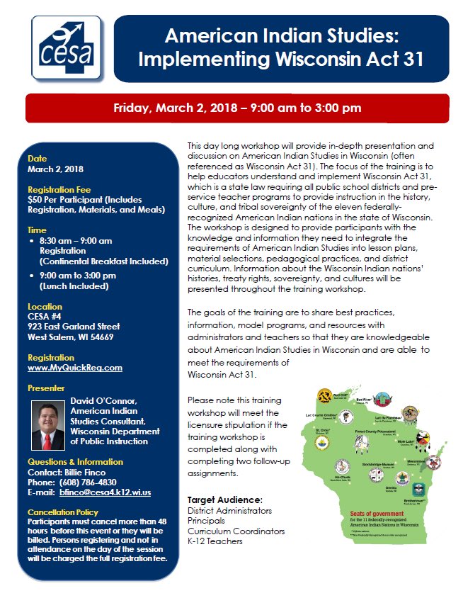 Wisconsin First Nations Education tweet media