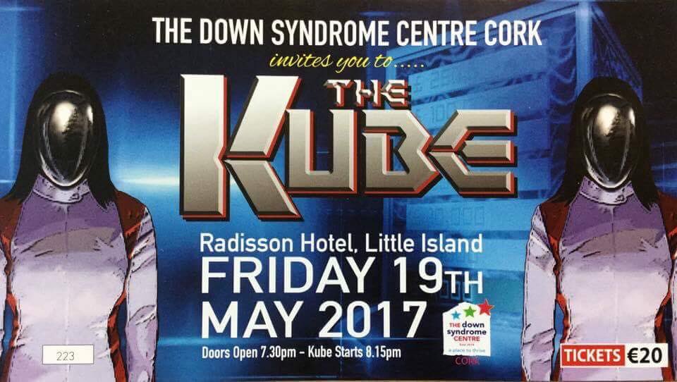 If you're in #Cork 7pm on May 19th come along to The Kube Fundrasier for <a href="/downsyndromecc/">DownSyndromeCC</a>  at <a href="/RadissonCork/">Radisson Blu Cork</a> Little Island ticket €20.