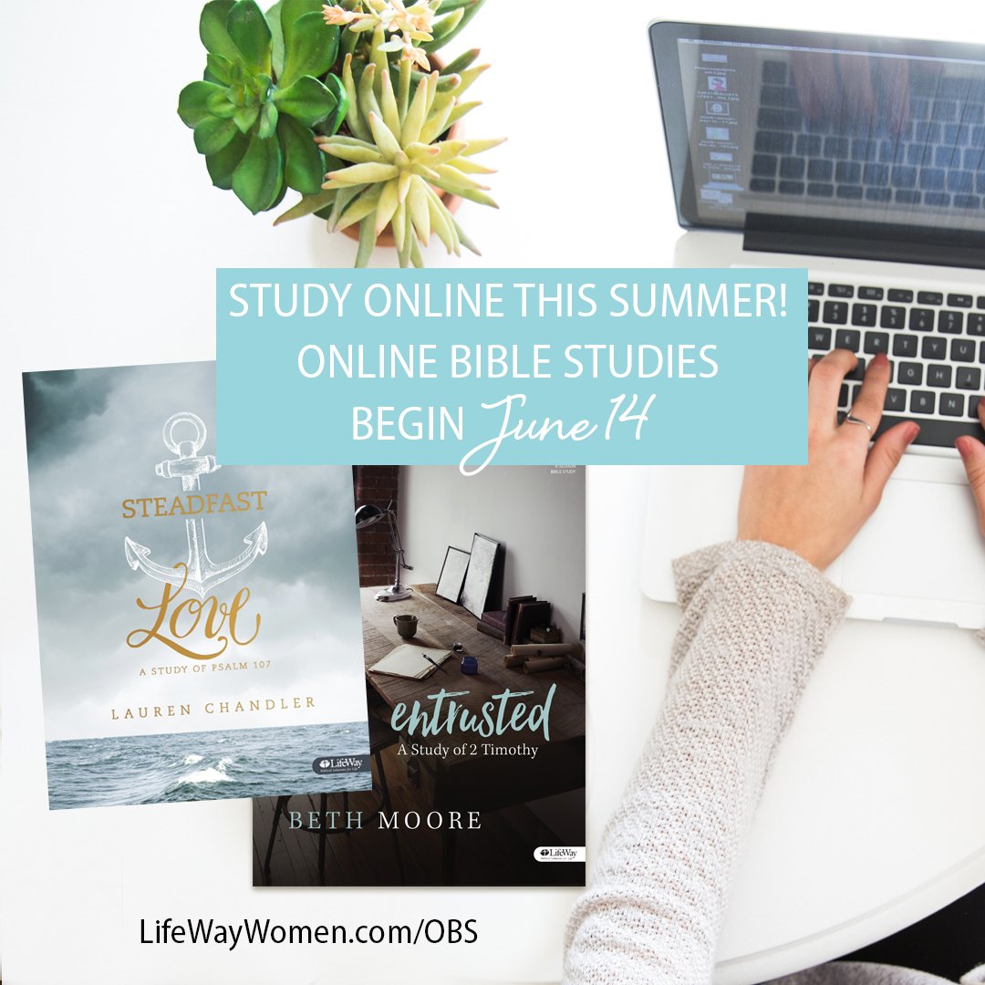 amyalowe's tweet image. Sign up today to join LifeWay Women for #EntrustedStudy or #SteadfastLoveStudy online this summer! blog.lifeway.com/womenallaccess…