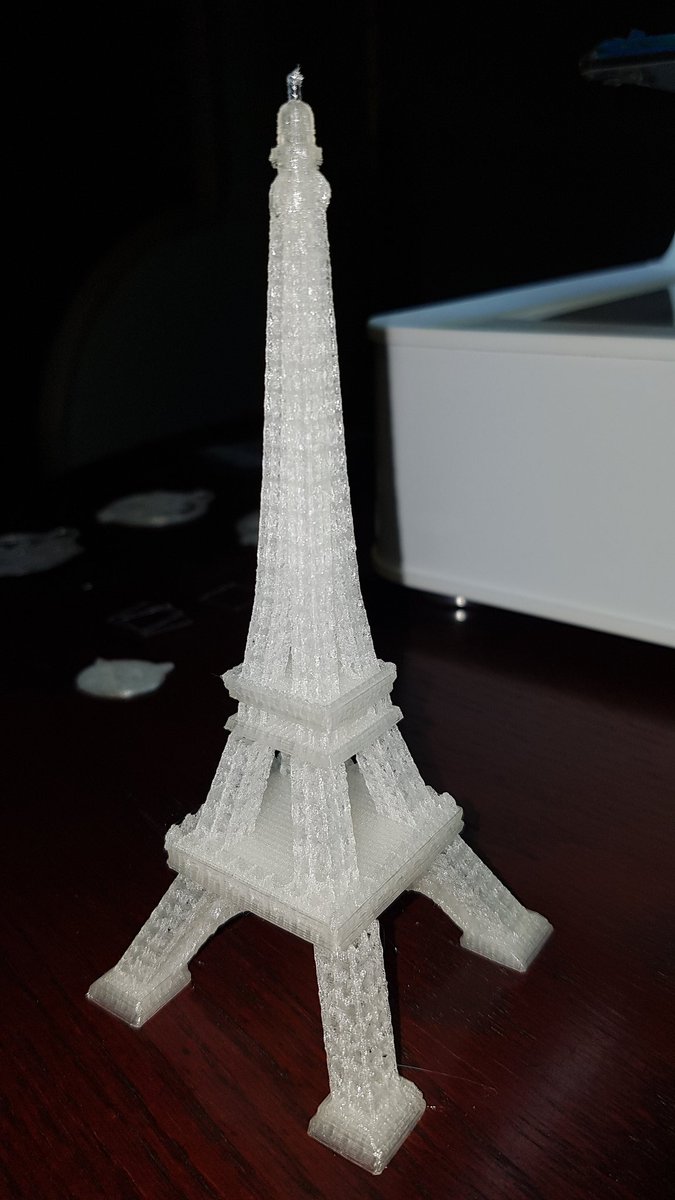 jermerf's tweet image. I #3Dprinting -ed a #eiffeltower and also am #tweeting for the #firsttime in a year. #hashtagabuse