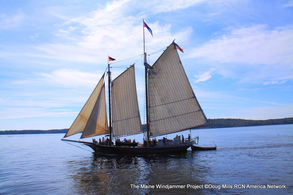 MainePositiveTV's tweet photo. Built in 1871  Stephen Taber sails from Rockland Maine on a sunny late September day.#TallShips
https://t.co/oGEU6FaIuL https://t.co/rGS9am0xkP