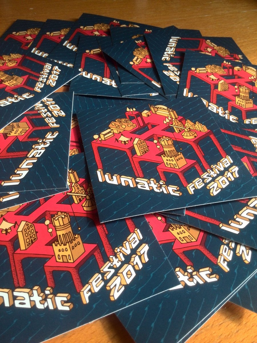 Verteilt sie überall und verkündet die frohe Botschaft! Nichtmal mehr 3 Wochen. 😍 #lunaticfestival #lunatic2017 #teamvermittlung #sticker