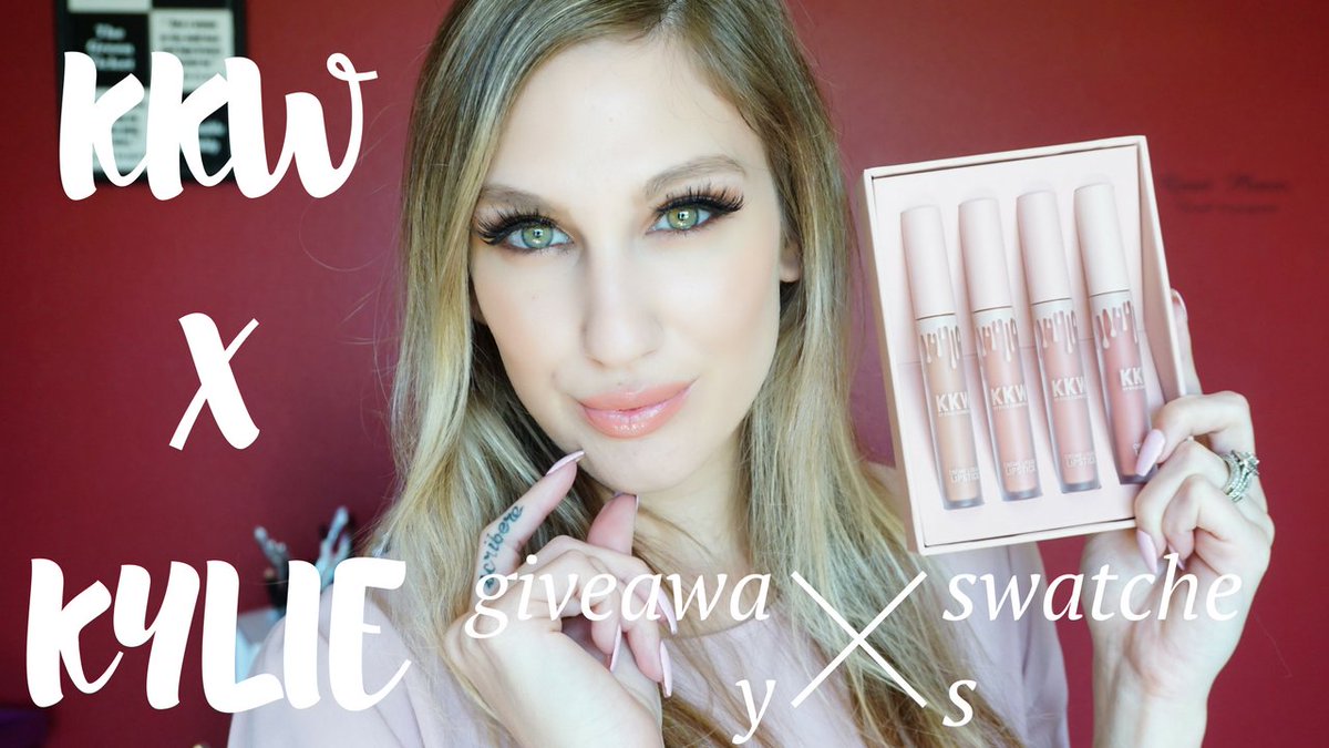 Win the new #KKWXKYLIE lip collection on my Youtube channel! #makeupgiveaway 
bit.ly/2pSm4Ob