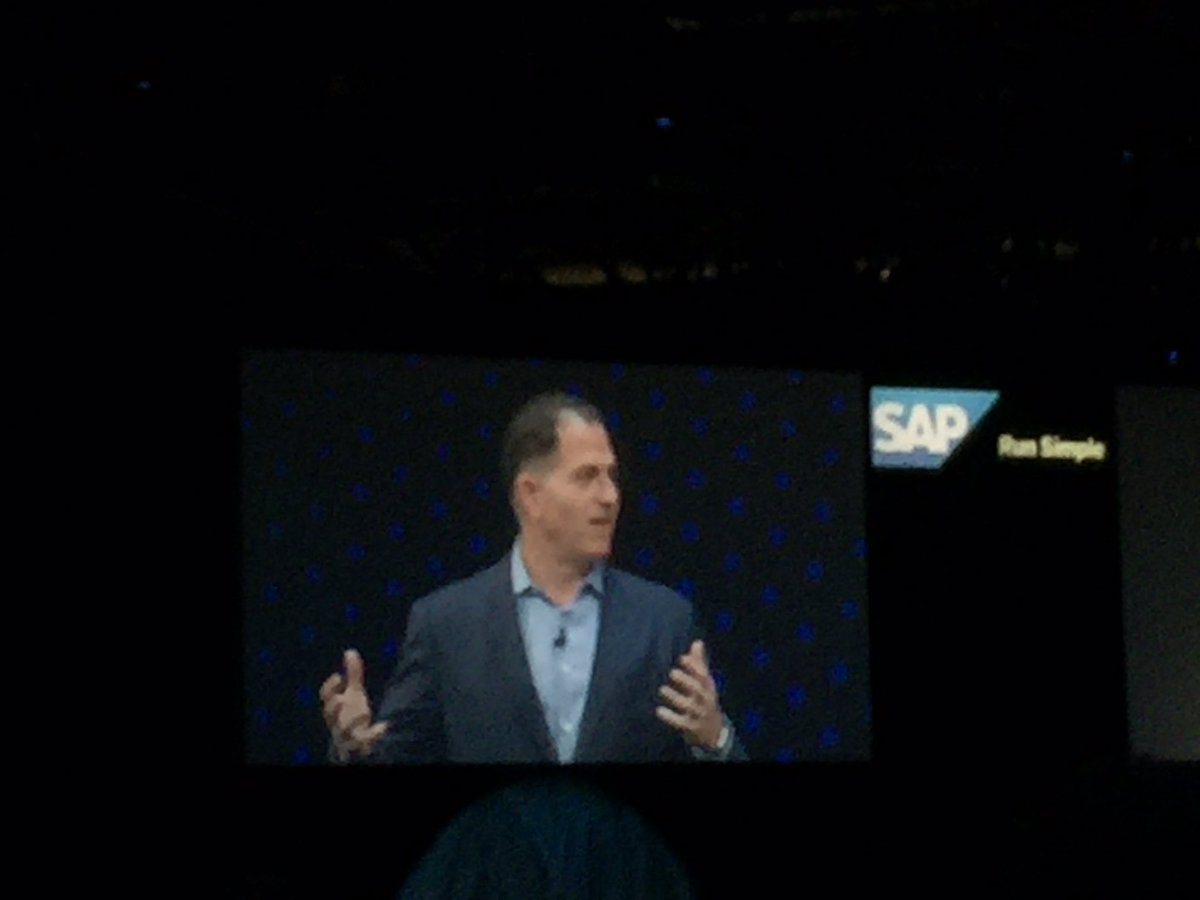 pamor1's tweet image. @MichaelDell at SAP #SAPPHIRENOW #SAPHEC