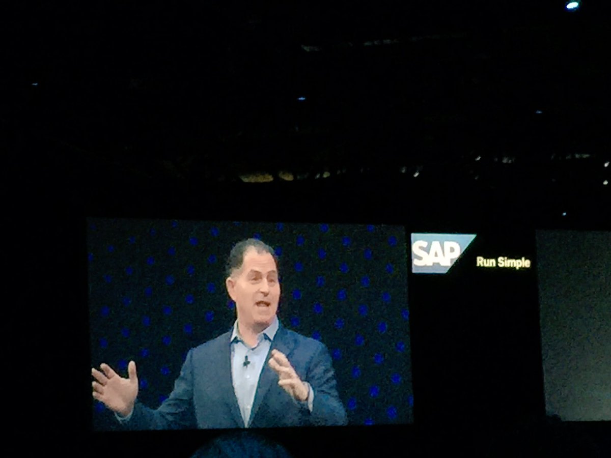 pamor1's tweet image. @MichaelDell at SAP #SAPPHIRENOW #SAPHEC