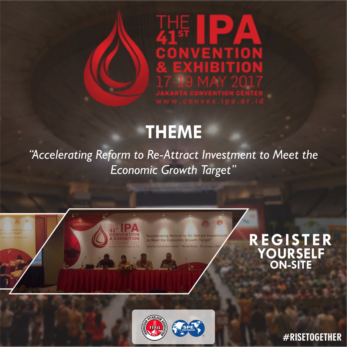 The 41st IPA Convention &amp; Exhibition.
More information: convex.ipa.or.id

#RiseTogether