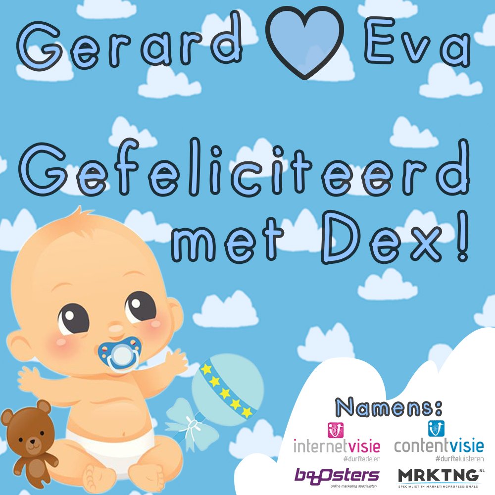 internetvisie's tweet photo. Onze collega Gerard en zijn vrouw Eva zijn gisteravond trotse ouders geworden van hun zoontje Dex! Gefeliciteerd met jullie mooie wondertje! https://t.co/wS5NvyIJUu