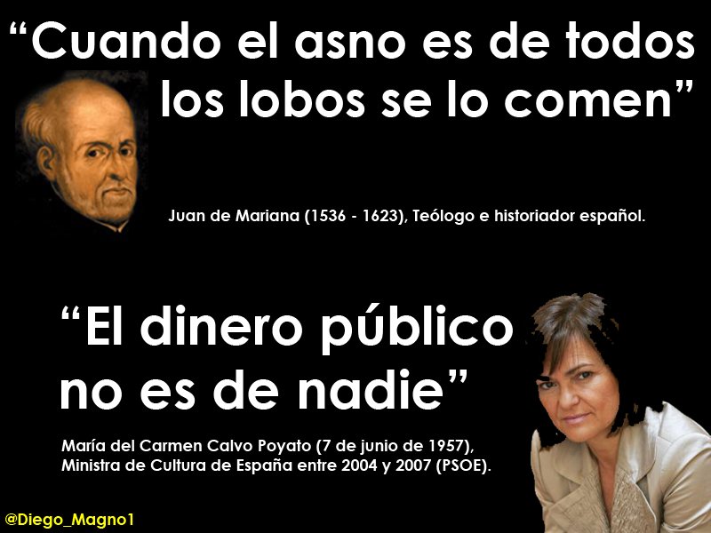 Resultado de imagen de el dinero publico no es de nadie