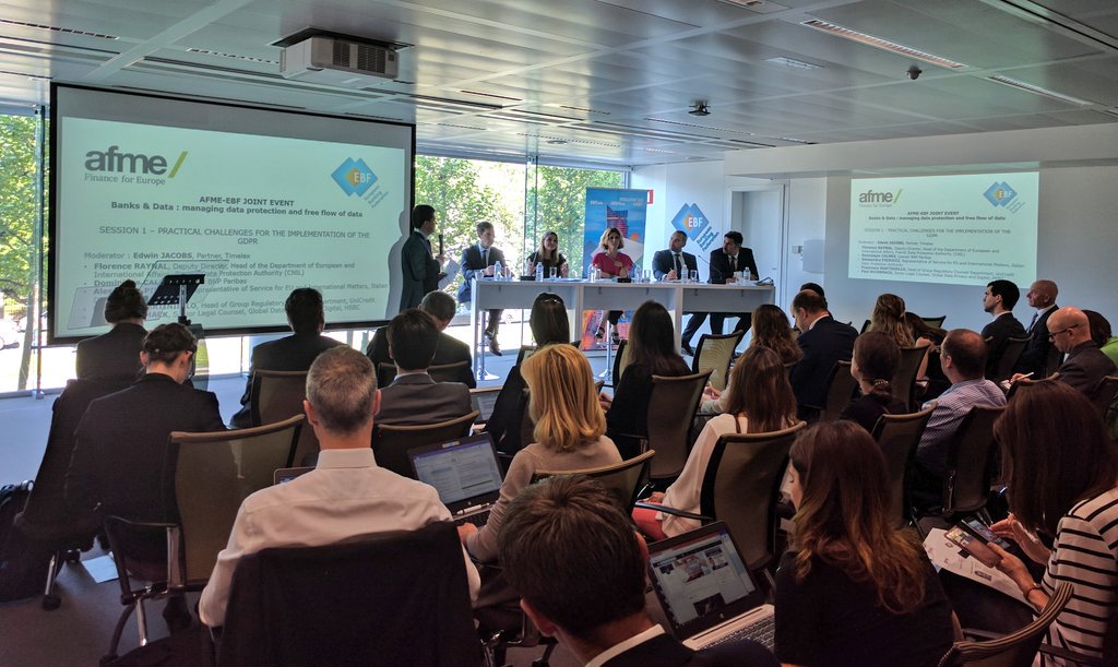 EBFeu's tweet photo. #GDPR #Article29 Working Party updates: launching sectoral initiatives on #compliance &amp; #codeofconduct to tackle specific issues #banks&amp;data https://t.co/oqF4wlS2lI