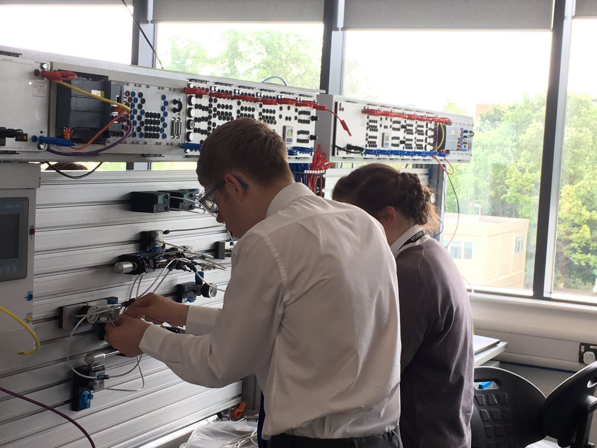 ProfMem's tweet photo. @worldskillsuk Automation regional heat is under way. @UTCSheffield , @BMW  and @MiddlesexUni seeking a place at the UK final  @SkillsShow. https://t.co/BuvhsJhv56