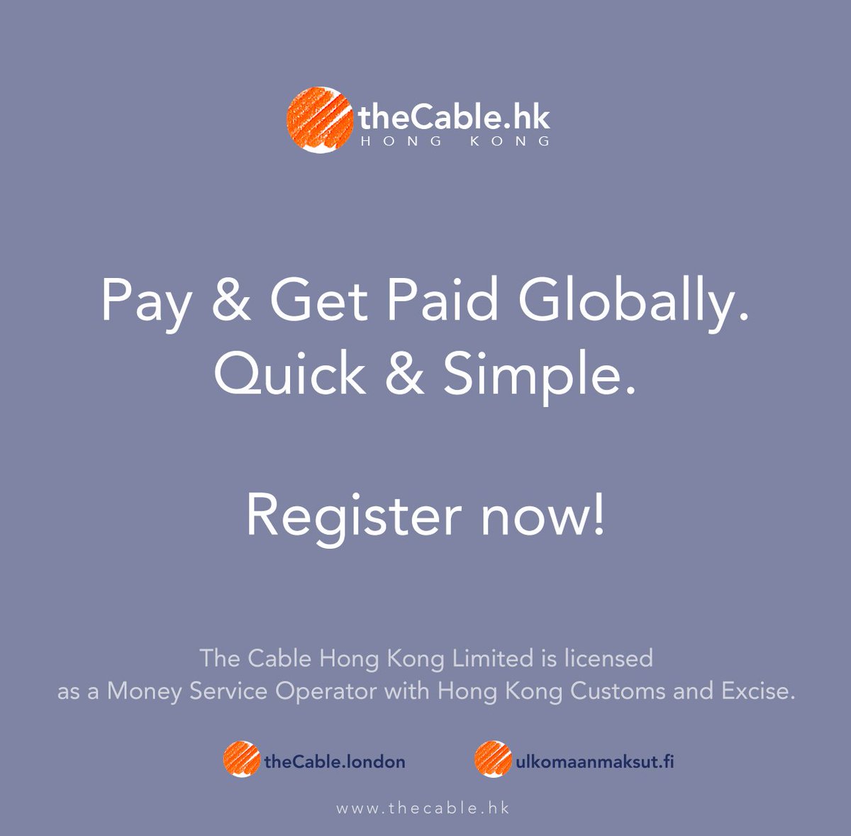 Business in HK? Do business in Europe. This is a great way to move money! Register now! #HongKong #forex #fintech