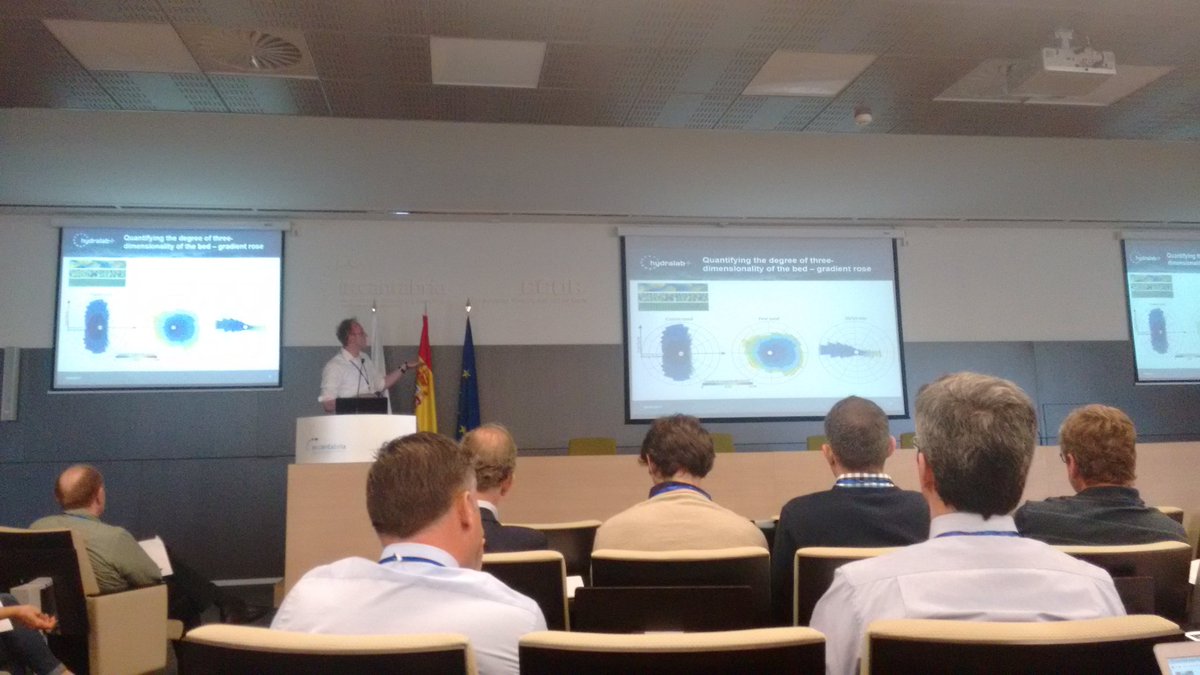 BasBodewes's tweet image. Good talk by @WietseLageweg @hydralabplus event about #biofilms #experiments and #bedforms