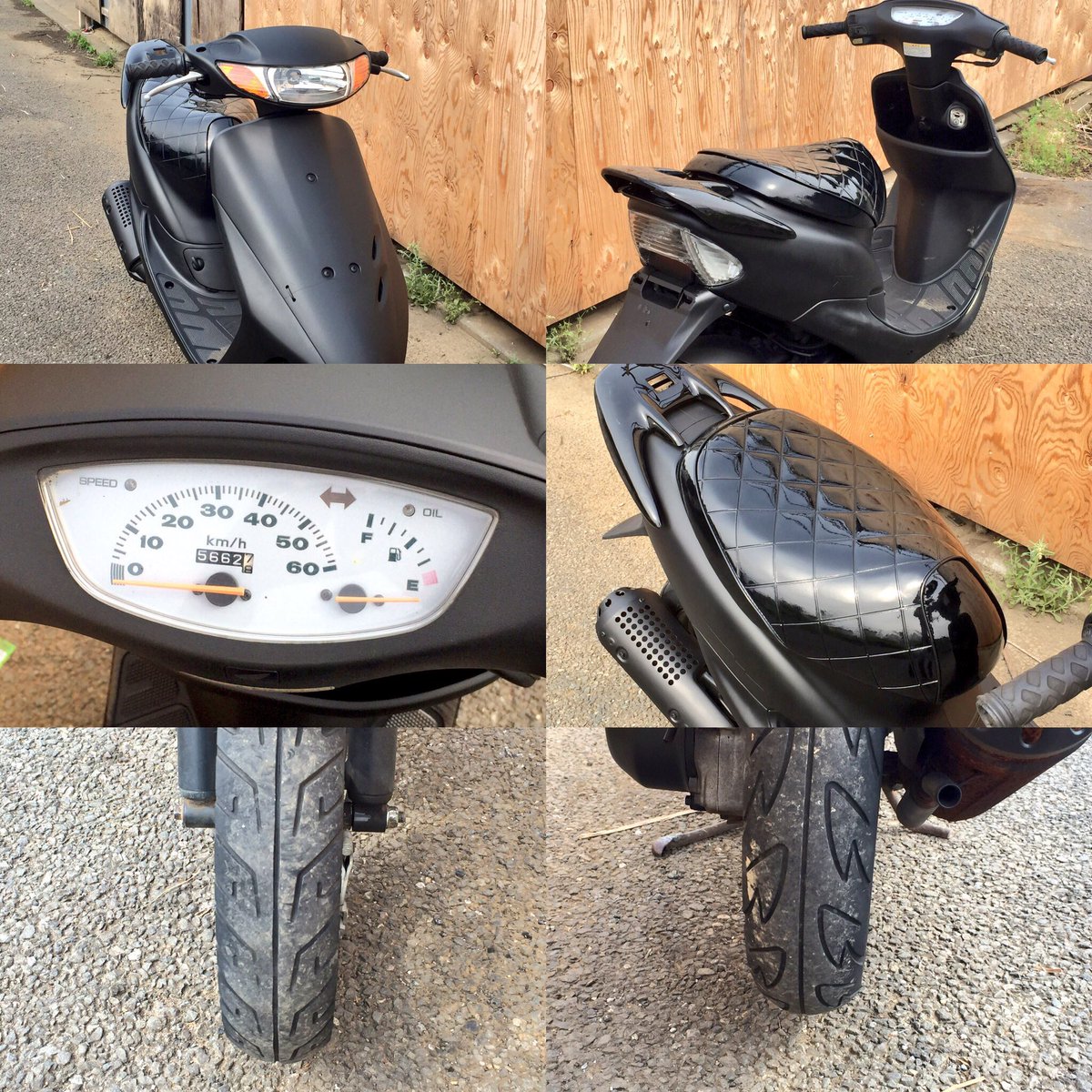 BikeTokorozawa's tweet photo. ライブディオZX仕様①
4万円
不具合無し
エンジン絶好調♪
異音は無くセル キックですぐにかかります。
走る曲がる止まるOK！
灯火類OK！

バッテリー、リアスポイラーステー、リアスポイラー、エナメルシート、クリアテールレンズ新品！

下見大歓迎です！
お問い合わせはDMから https://t.co/BIbwWKO6iK