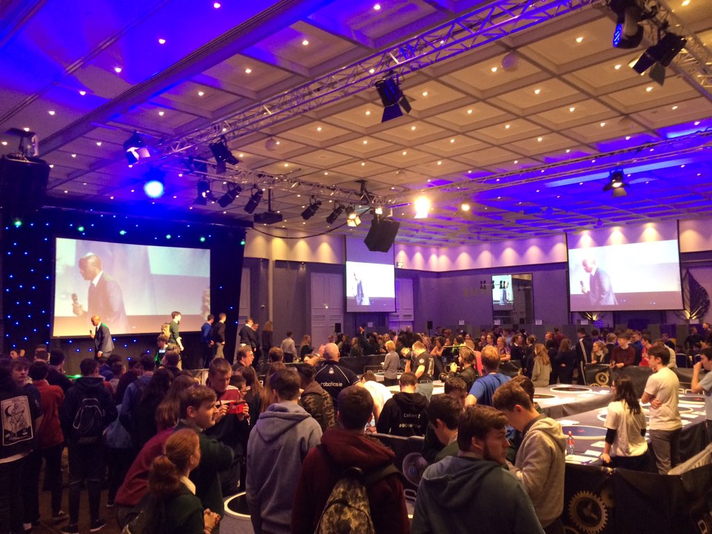 Here we go! #EARobotGames