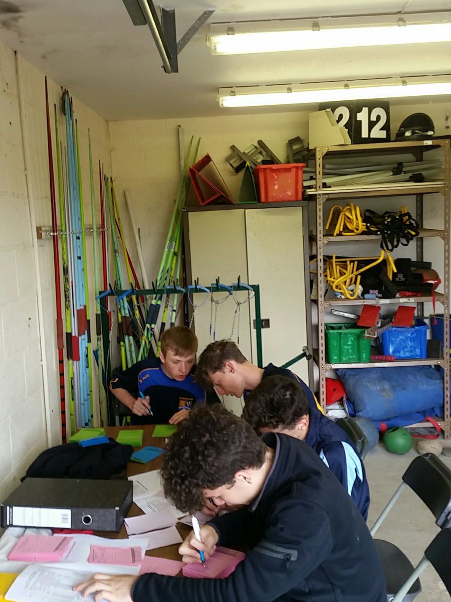 Preparations for the Chester &amp; District Minors Athletics Event at Deeside