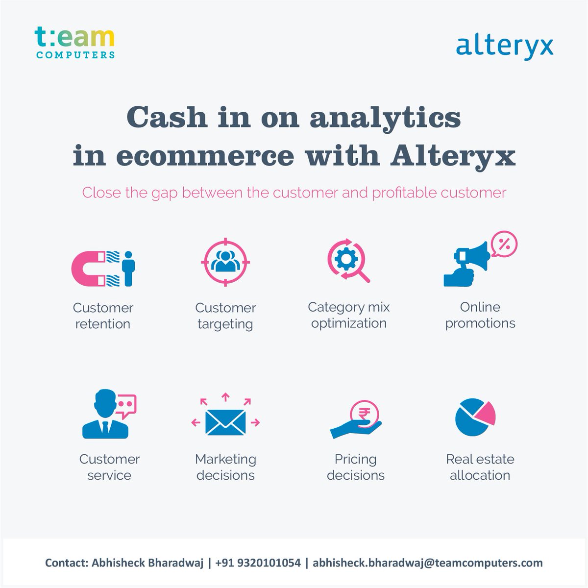 _TeamComputers's tweet image. Discover trends in your business and save time in the process, to do your favourite things.

#TeamComputers #Alteryx #advanceanalytics